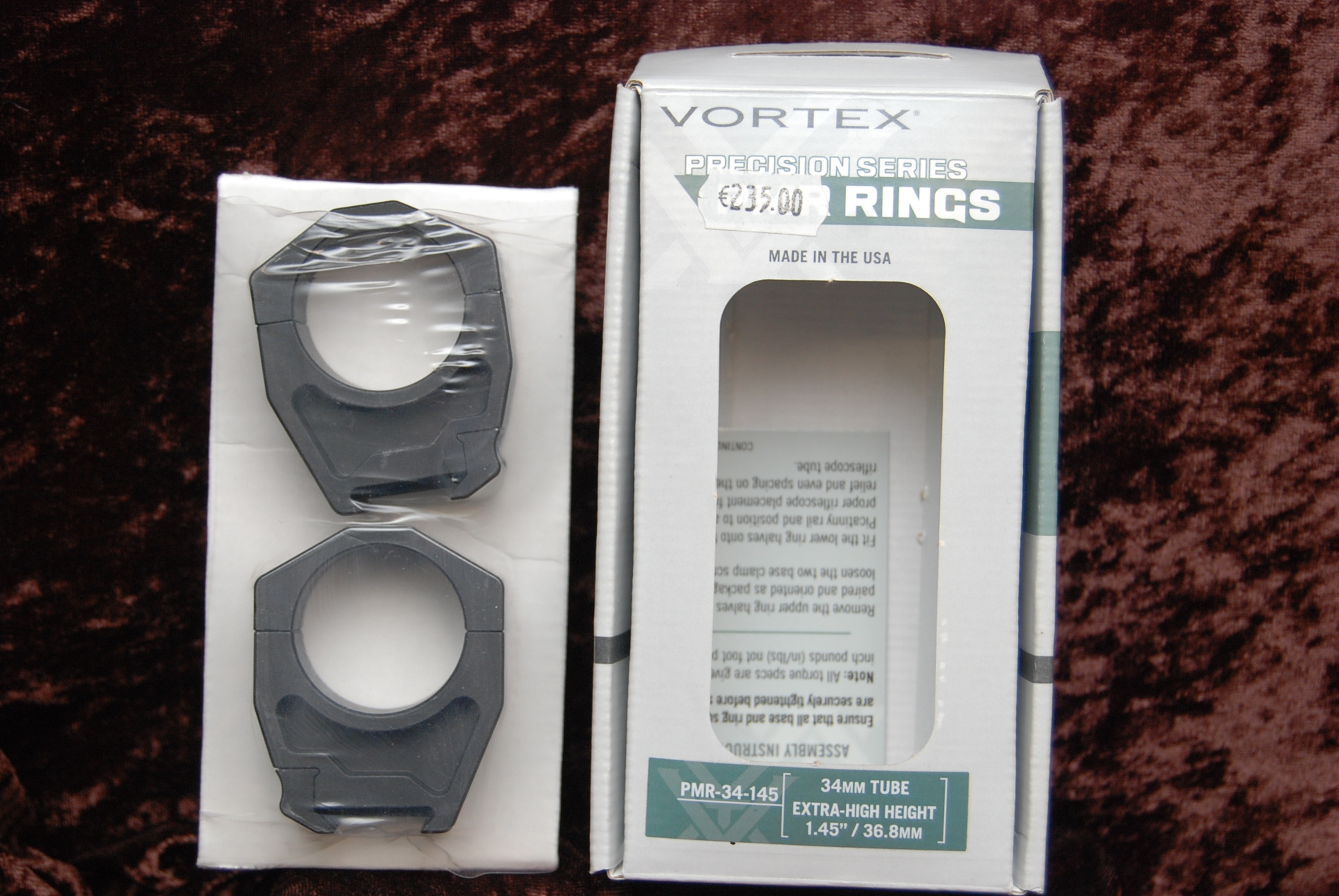 Vortex PMR Rings 34mm tube nieuw - Wapenhandel Slendebroek